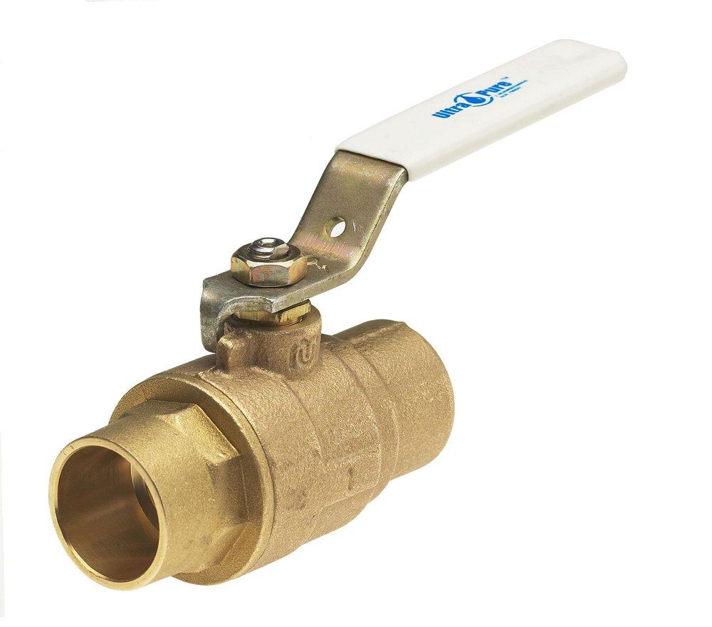 Milwaukee Valve Cast Bronze Standard Port Solder 600# Ball Valve 