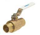 Milwaukee Valve Cast Bronze Standard Port Solder 600# Ball Valve 