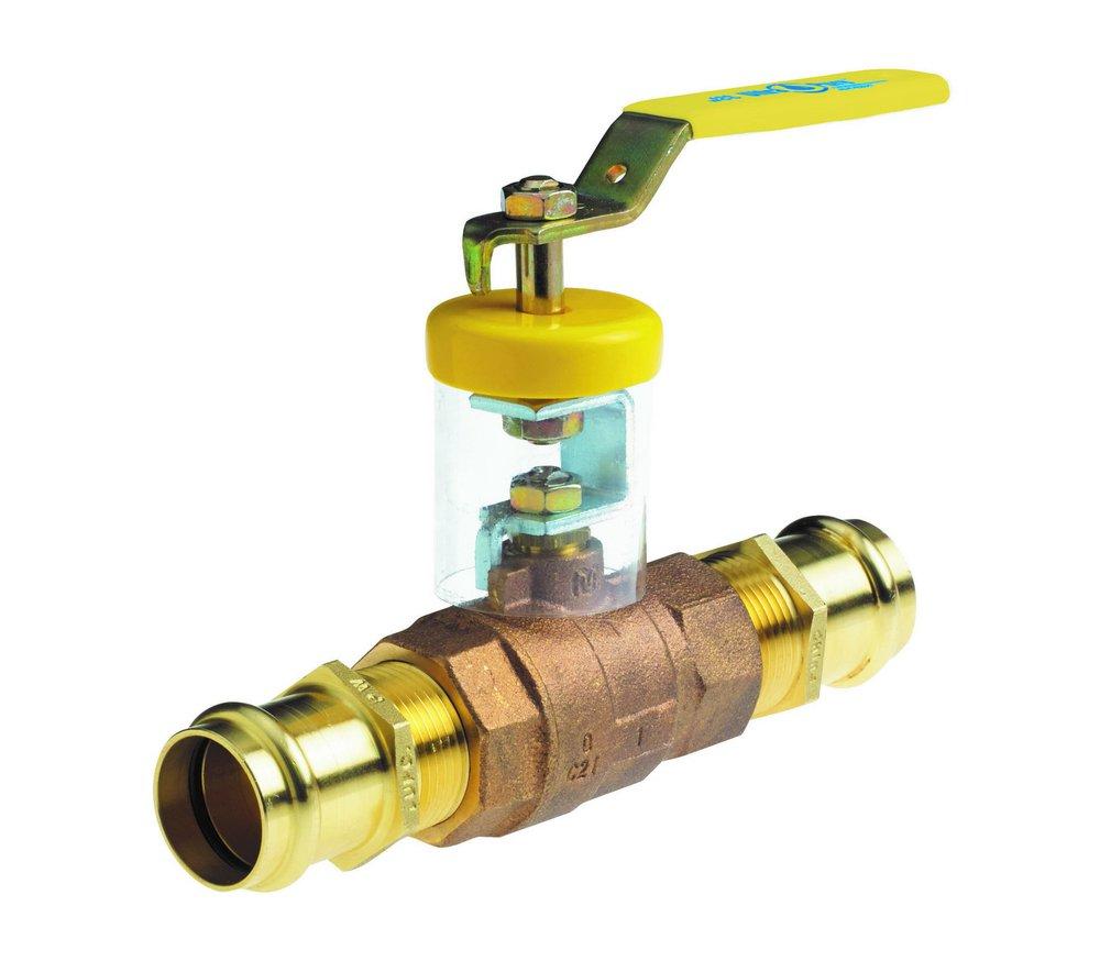Milwaukee Valve Bronze Full Port Press 200# Ball Valve 