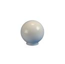 Crown Plastics White 6 in. Flush Fitter Necked Acrylic Globe Shade 
