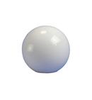 Crown Plastics White 12 in. Flush Fitter Acrylic Globe Shade 