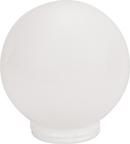 6 in. Flush Fitter Threaded Acrylic Shade Globe in White