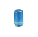 3-1/2 in. Threaded Ribbed Acrylic Cylinder Shade in Clear