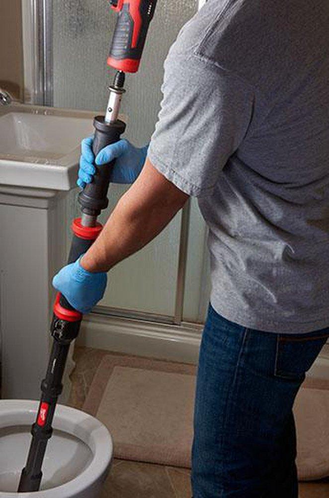 Milwaukee&reg; Red Cleaning Toilet Auger Kit 