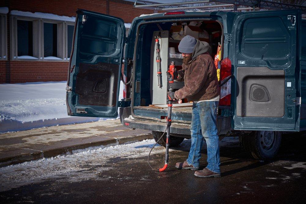 Milwaukee&reg; Red Cleaning Toilet Auger Kit 