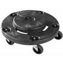 Executive Dolly with Quiet Casters in Black