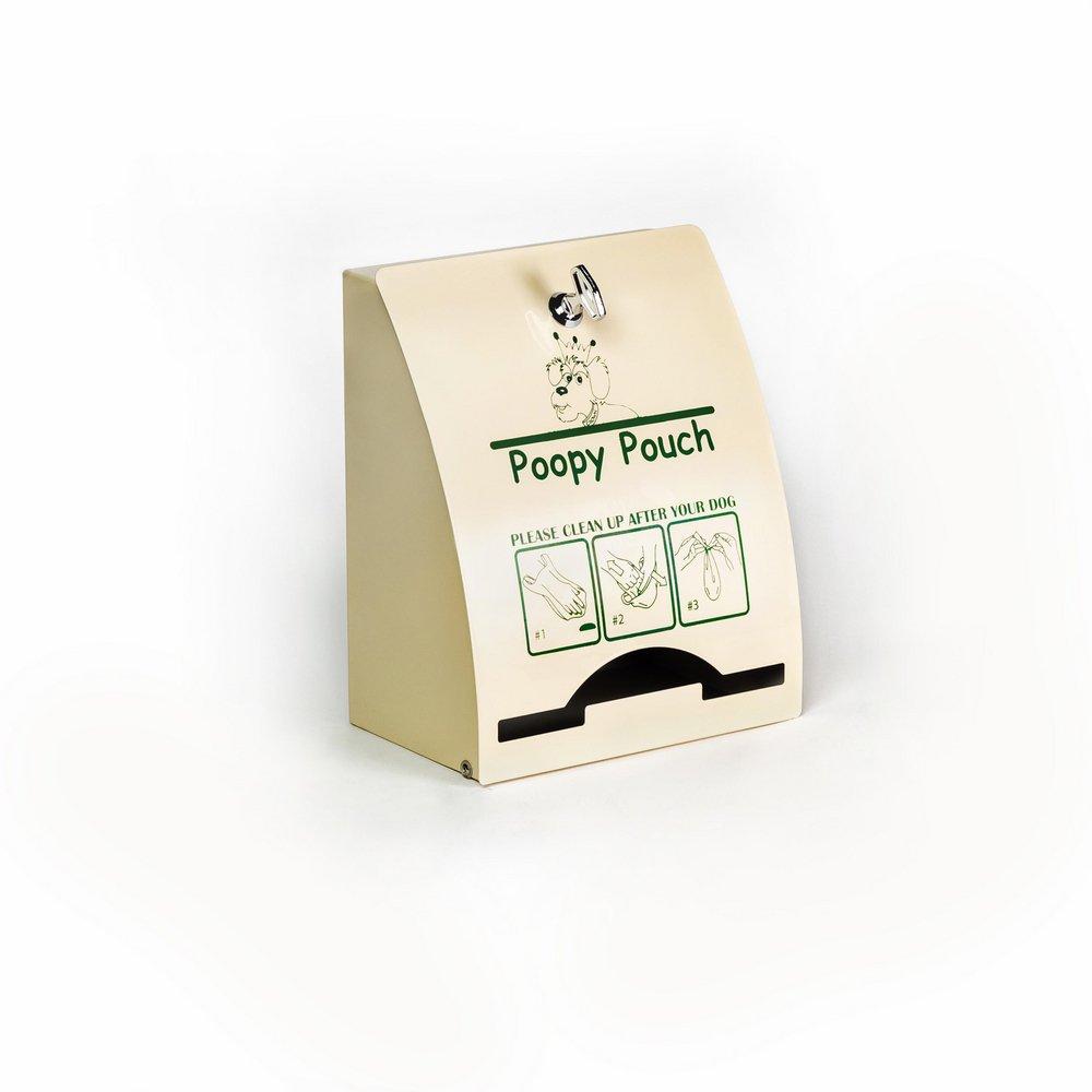 Crown Products Beige Poopy Pouch Express Pet Waste Bag Dispenser, Beige 