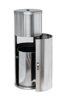 Crown Products Silver 37-1/2 in. Floor Mount Stainless Steel Wipe Dispenser 