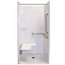 Aquarius Industries White 40-1/2 x 36 x 82 in. Alcove Shower Unit 