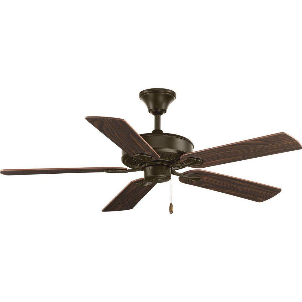Progress Lighting Antique Bronze 70W 5-Blade Ceiling Fan 