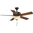 Progress Lighting Antique Bronze 70W 5-Blade Ceiling Fan 