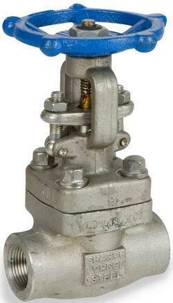 1 in. Forged Steel Reduced Port Socket Weld x FNPT Gate Valve
