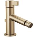 1-Hole Bidet Faucet with Single Lever Handle in Brilliance Luxe Gold