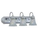 3-Light 60W Vanity Fixture in Polished Chrome