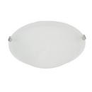 Brushed Nickel 16 in. 3-Light 60W Ceiling Fixture 