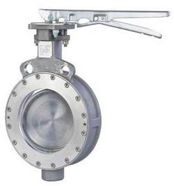 3 in. Carbon Steel High Performance Lever Operated Wafer Butterfly Valve