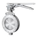 3 in. High Performance Stainless Steel Lug-Style Butterfly Valve with RPTFE Seat and Lever Handle