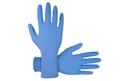 SAS Safety Blue 8 mil Powder Free Rubber Extended Length Disposable Glove in Blue (Pack of 50) 