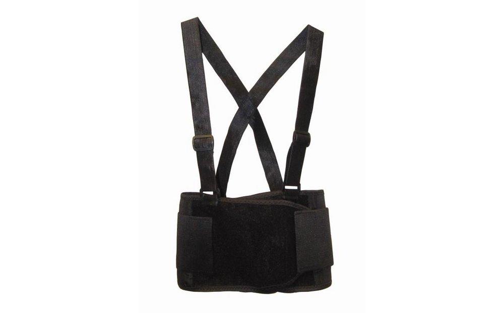 SAS Safety Black Plastic Back Support Belt 
