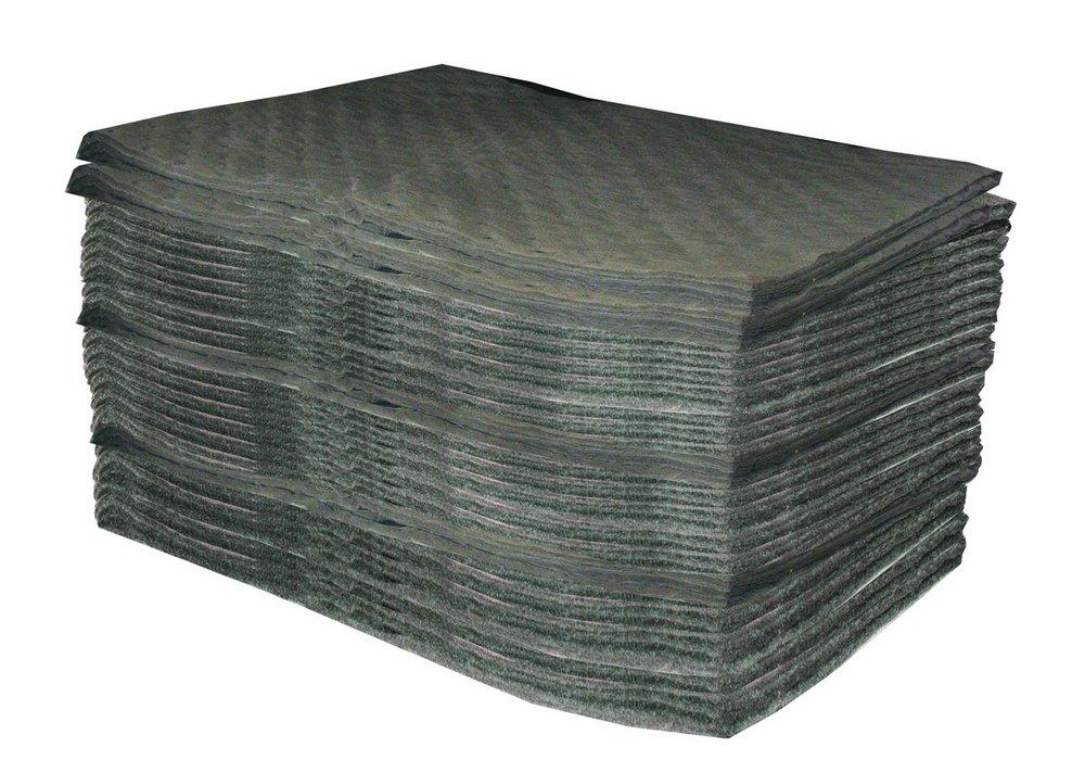 SAS Safety Grey Absorbent Universal Oil Pad 100-Pack 