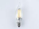 4W CA10 Dimmable LED Light Bulb with Candelabra Base 
