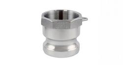 3 in. Male Adapter x FPT Type A CF8M Stainless Steel