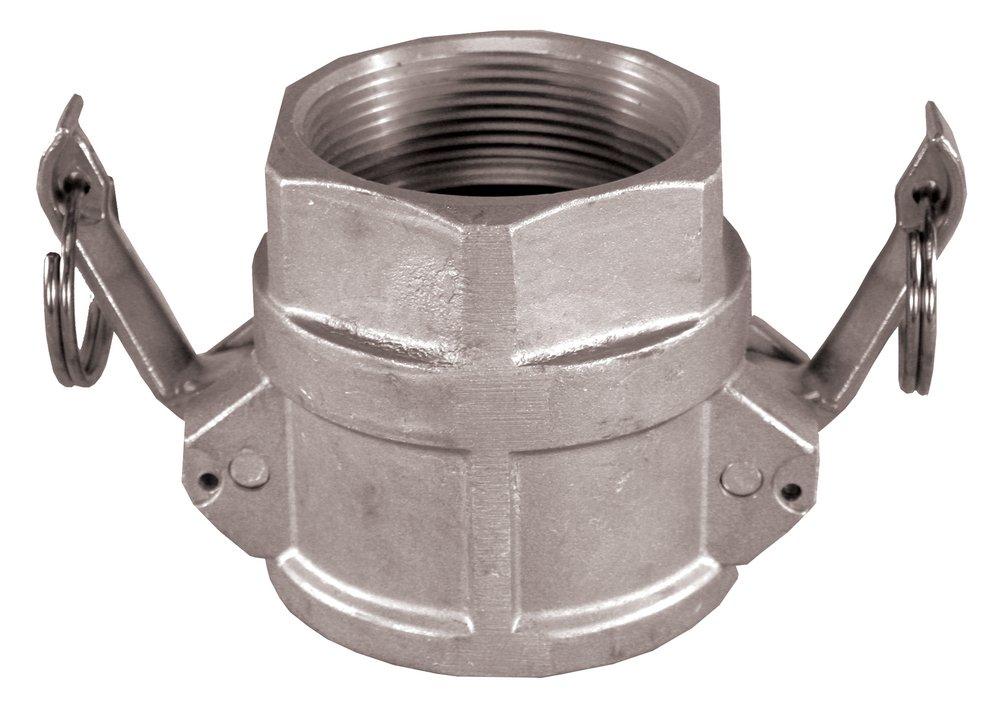 FNW&reg; Coupler x FNPT Aluminum Adapter with Brass Arm, Rubber Gasket and Steel Pin, Pull Ring and Safety Pin 