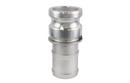 4 in. Barbed Cam and Groove Quick Coupler CF8M Stainless Steel Adapter