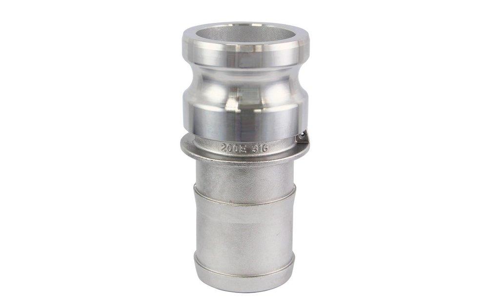 FNW&reg; Male Adapter x Hose Shank Type E CF8M Stainless Steel Adapter 