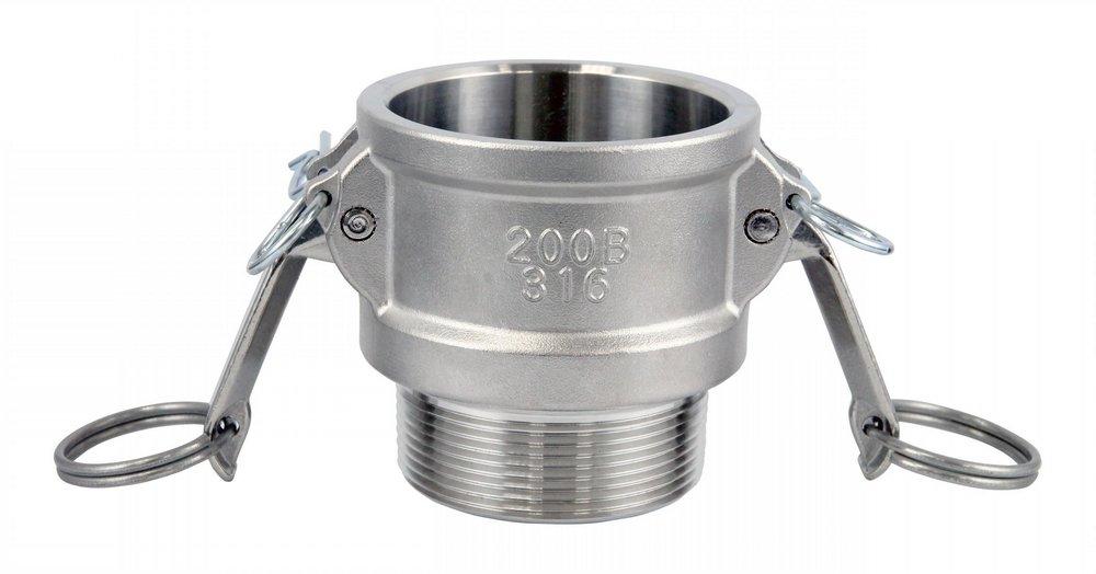 FNW&reg; Female Coupler x MNPT Type B 316 and CF8M Stainless Steel Adapter 