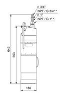 Grundfos Black SBA3-45 A 1x110-120V 60Hz 45ft NEMA 