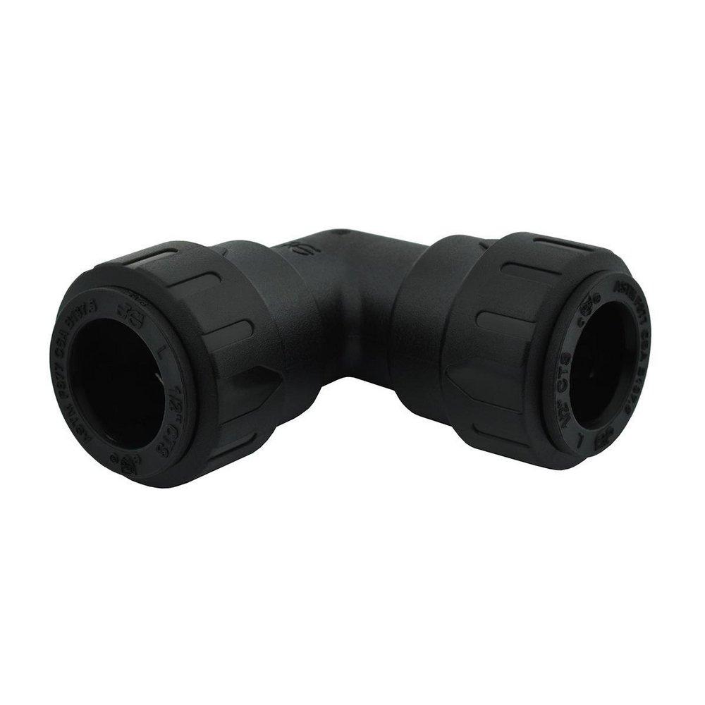 John Guest CTS Straight Polysulfone and EPDM 90 Degree Elbow 