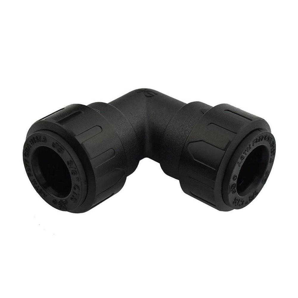 John Guest CTS Straight Polysulfone and EPDM 90 Degree Elbow 