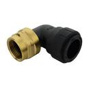 CTS x NPSF Straight Polysulfone 90 Degree Elbow with Brass Nut 