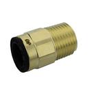 3/8 x 1/2 in. CTS x NPT Reducing Brass Push-Connect Male Connector