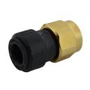 3/8 x 1/2 in. CTS x NPS Polypropylene Female Connector with Brass Nut