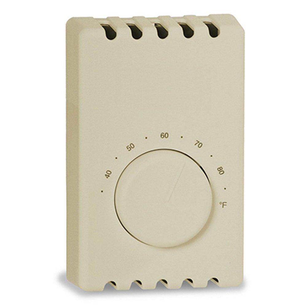 Cadet Manufacturing Taupe Single Pole Thermostat 