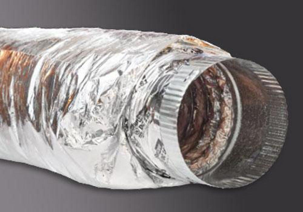 Silver 5 ft. Silver R6 Flexible Air Duct 