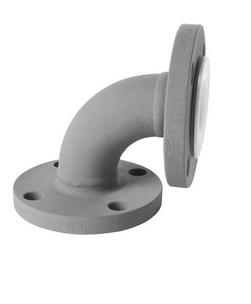 10 in. 150# Ductile Iron 90 Degree Bend with PTFE Lined