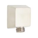 Signature Hardware Brushed Nickel Square Water Supply Elbow for Hand Shower 
