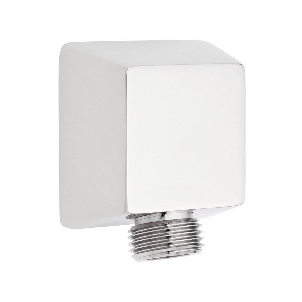 Signature Hardware Polished Chrome Square Water Supply Elbow for Hand Shower 