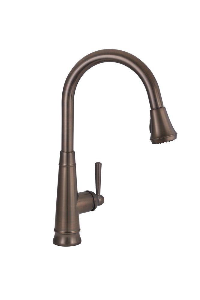 Mirabelle&reg; Oil Rubbed Bronze Single Handle Pull Down Kitchen Faucet 