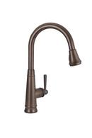 Mirabelle&reg; Oil Rubbed Bronze Single Handle Pull Down Kitchen Faucet 