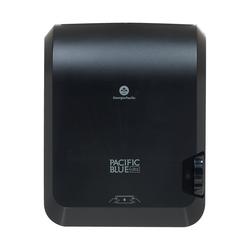 Plastic Manual Paper Towel Dispenser in Black (Roll of 1)