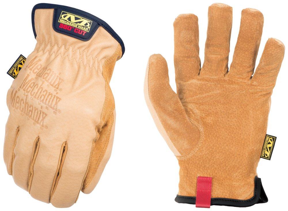 Mechanix Wear Black Thermoplastic Rubber, Foam and Rubber Padded Palm Work Gloves 