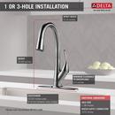 Delta Faucet Arctic Stainless Single Handle Pull Down Kitchen Faucet 
