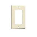 LEVITON Ivory 1-Gang Decora or GFCI Device Wallplate 