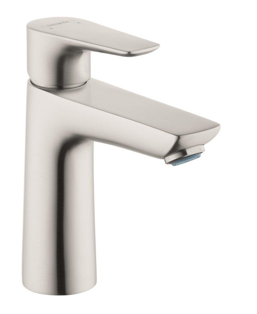 Hansgrohe Brushed Nickel Single Handle Monoblock Bathroom Sink Faucet 