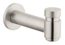 Hansgrohe Brushed Nickel 1-Hole Tub Spout with Diverter 