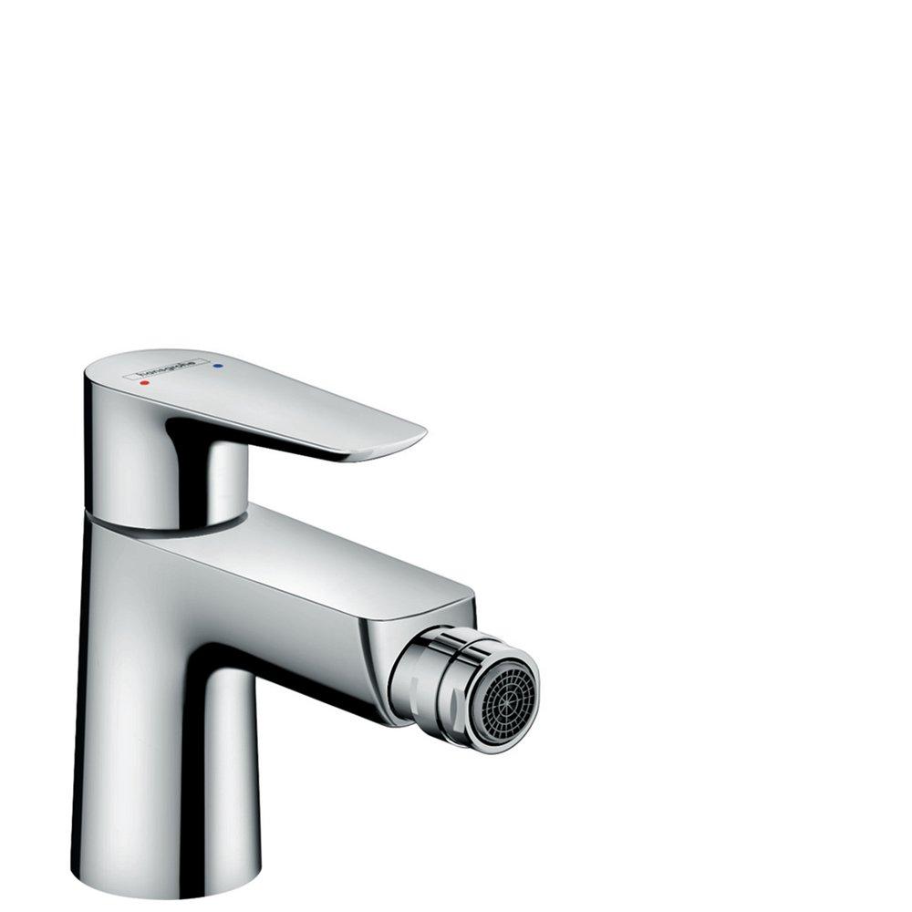 Hansgrohe Polished Chrome Horizontal Bidet Faucet with Single Lever Handle 